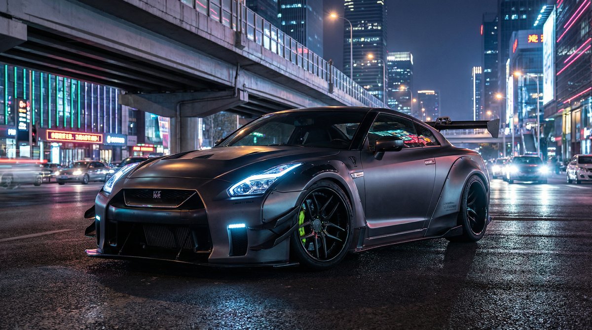 困困兔汽车解说视频 - GT-R宽体改装