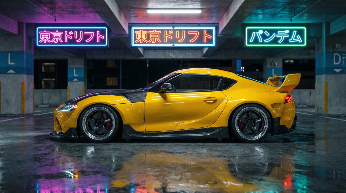 困困兔JDM改装视频 - Supra宽体改装