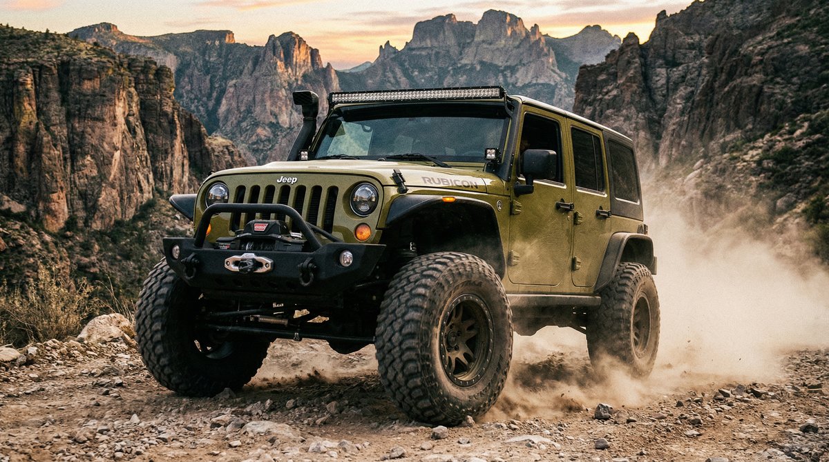 困困兔越野车视频 - 牧马人改装